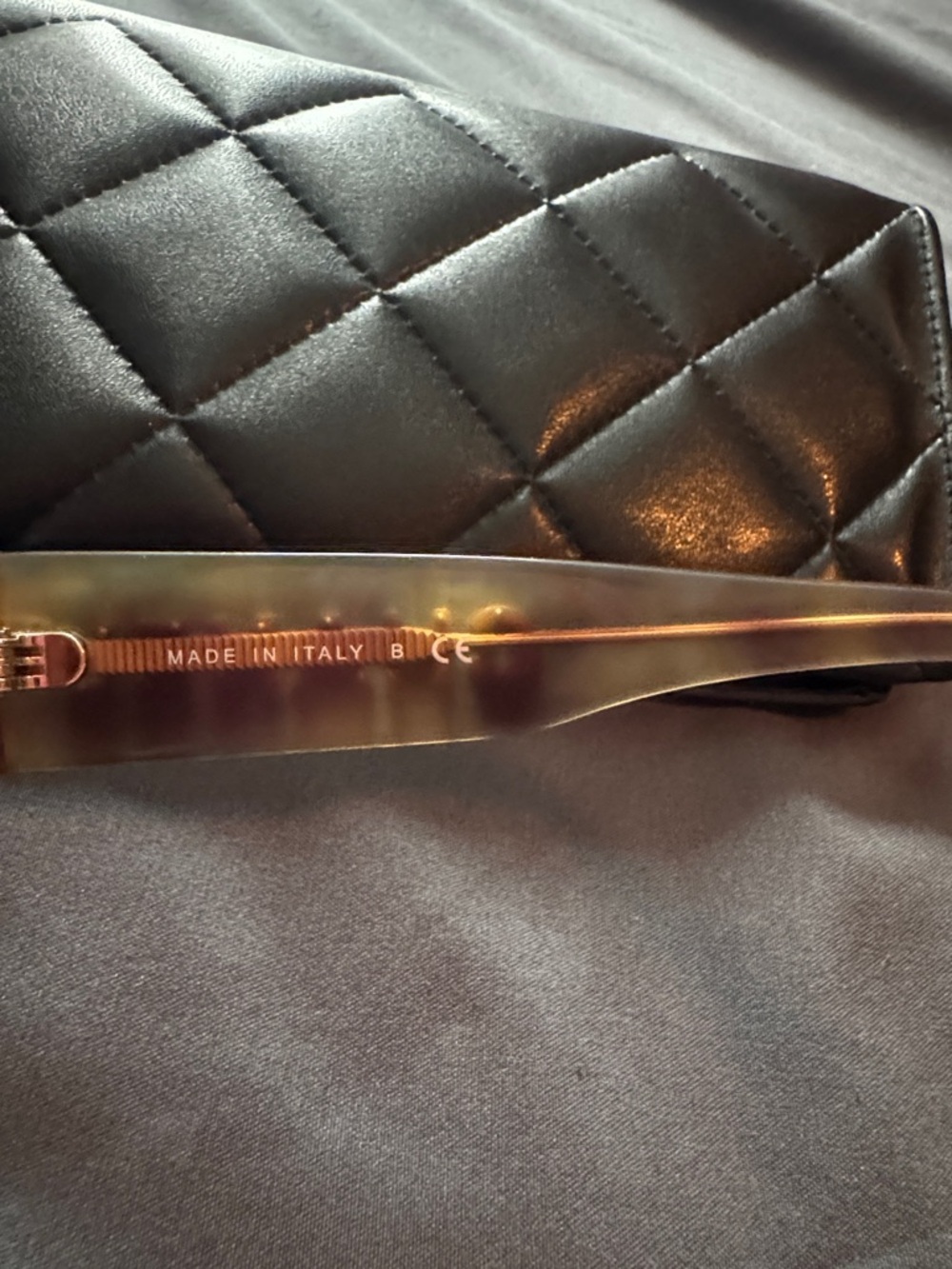 CHANEL Round Sunglasses in Honey Tortoise with Gradient Lenses - Picture 6 of 7